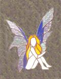 stained glass fairy